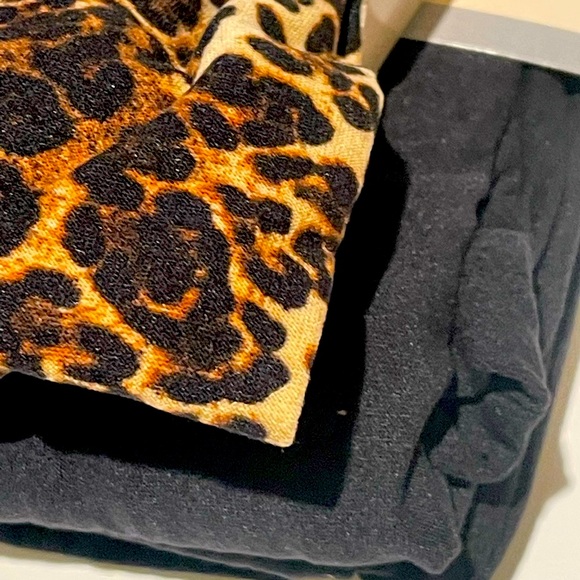 Bobbie Brooks Leggings (2 total). Black and Leopard. Both “M” sizes. - Picture 8 of 12